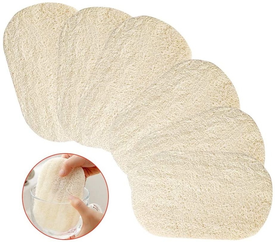 Miếng rửa chén bằng xơ mướp tiện lợi