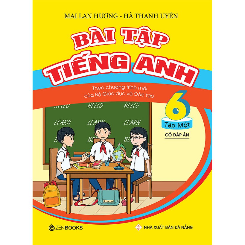 Sách - Bài tập tiếng Anh lớp 6 tập 1 - Có đáp án (Theo chương trình mới của Bộ Giáo dục & Đào tạo)