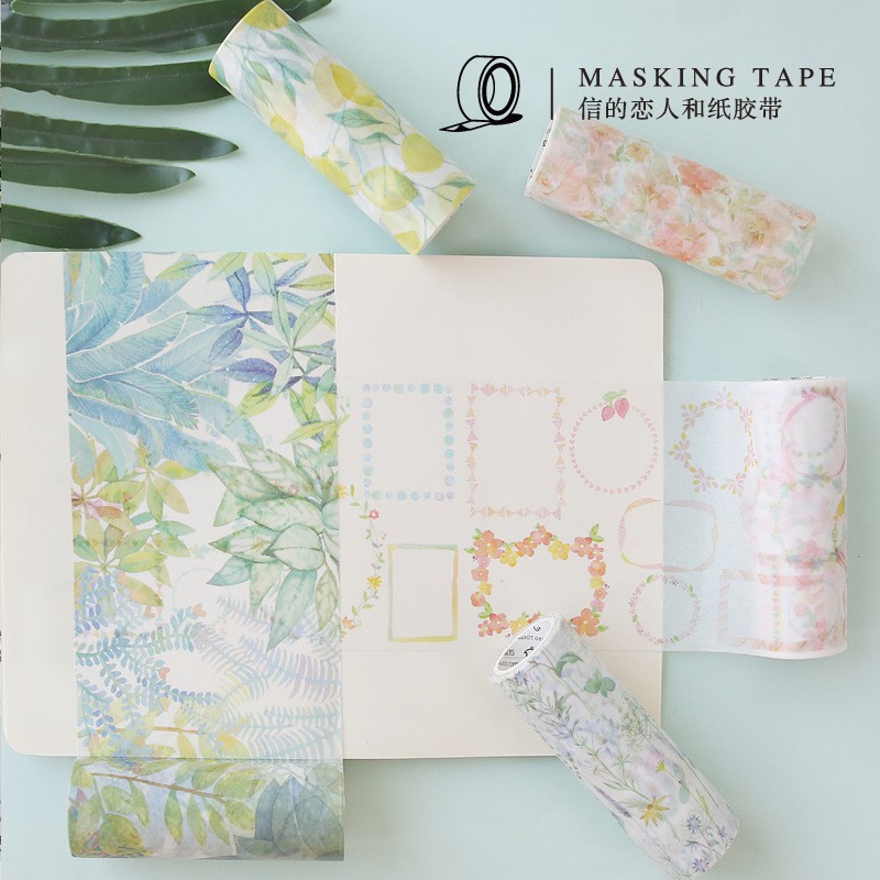 Băng dính washi tape WST127 10cm x 5m