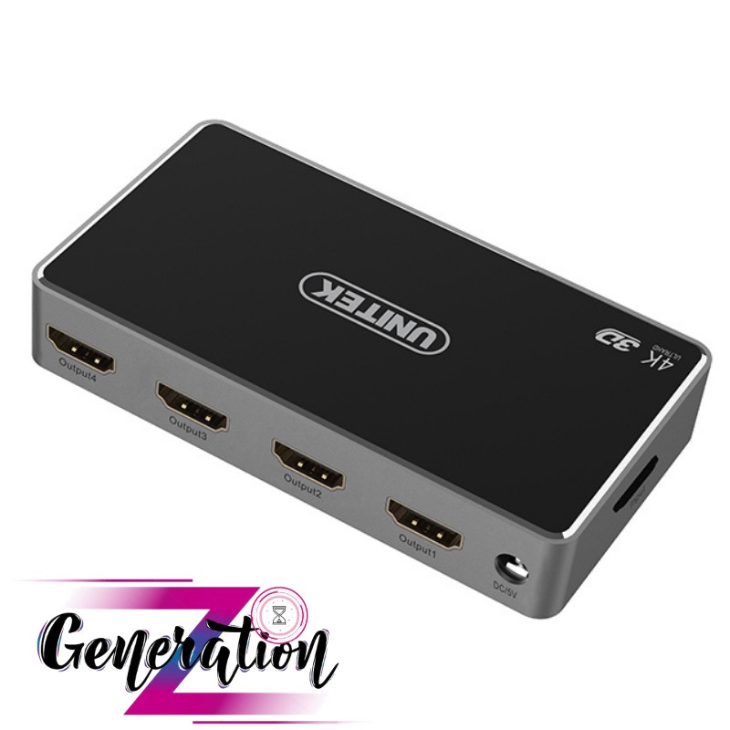 BỘ CHIA HDMI 1 RA 4 HỖ TRỢ 4K UNITEK (V1109A)