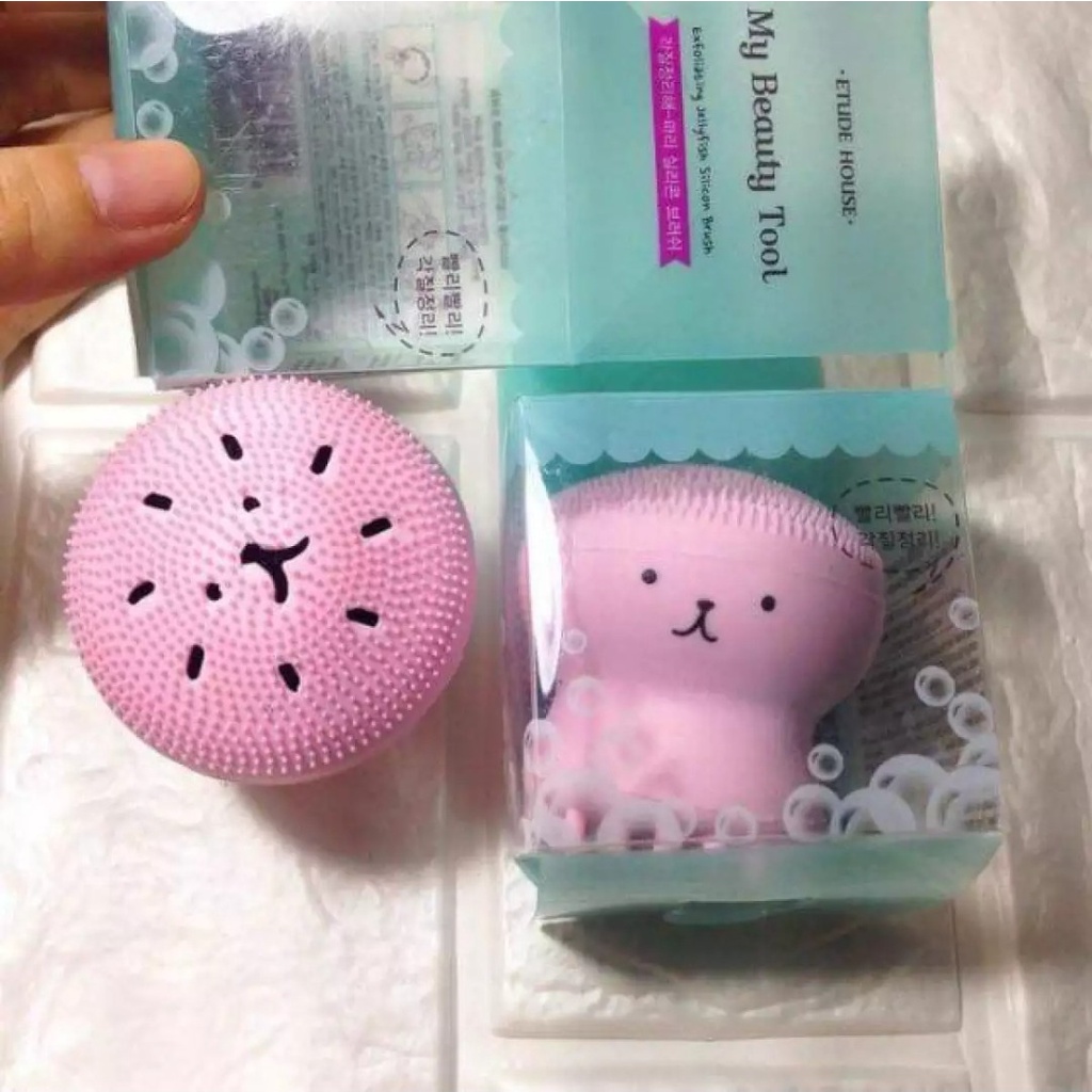 Cọ bạch tuộc rửa mặt