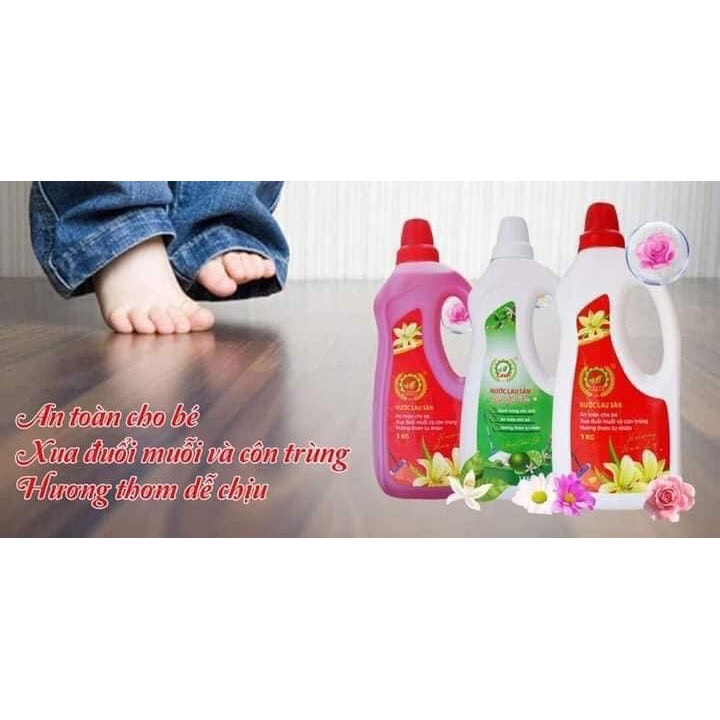 Nước lau sàn sinh học 1kg Hương Quế/ Hương Hoa Ly - Lâm Đại Phúc