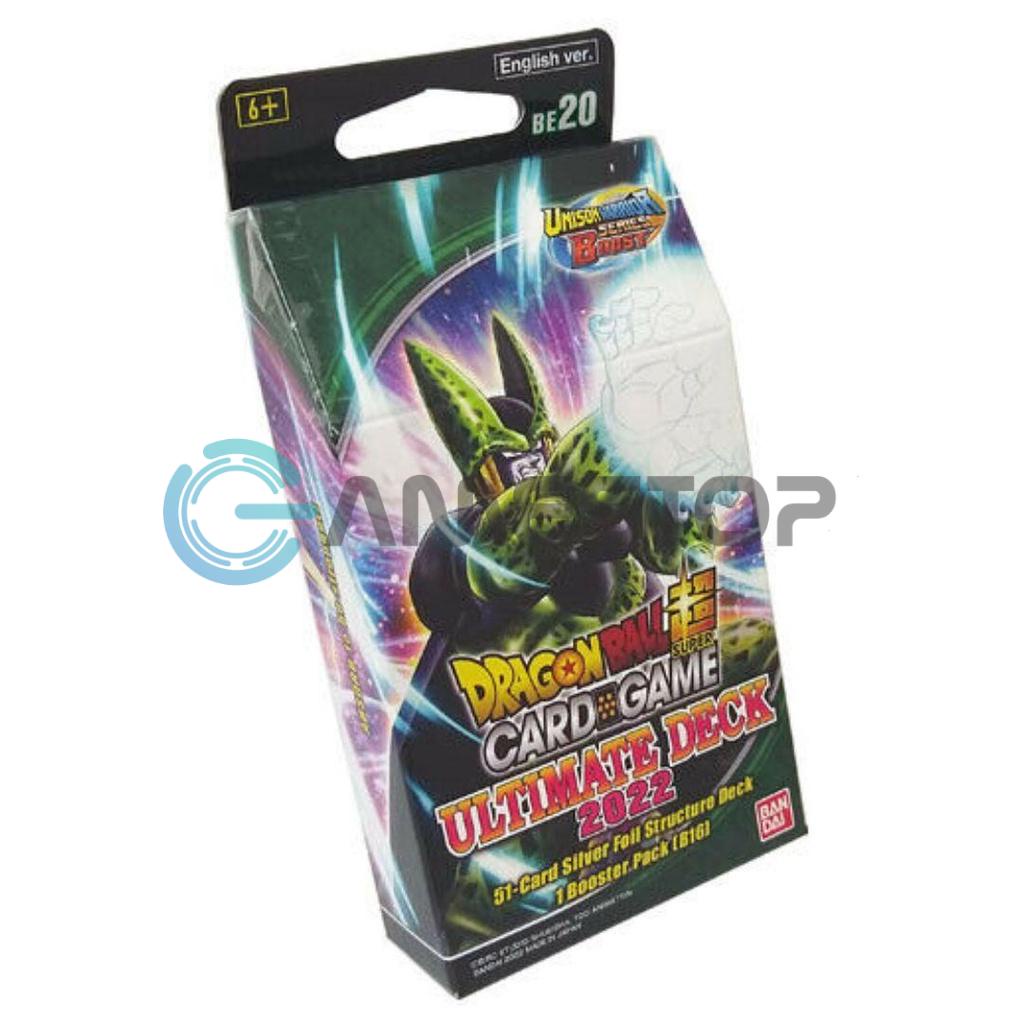 Thẻ bài Dragon Ball Super TCG Ultimate Deck 2022 DBS BE20 Deck Box Set Build Deck CHÍNH HÃNG MỸ DBTCGUSBE02