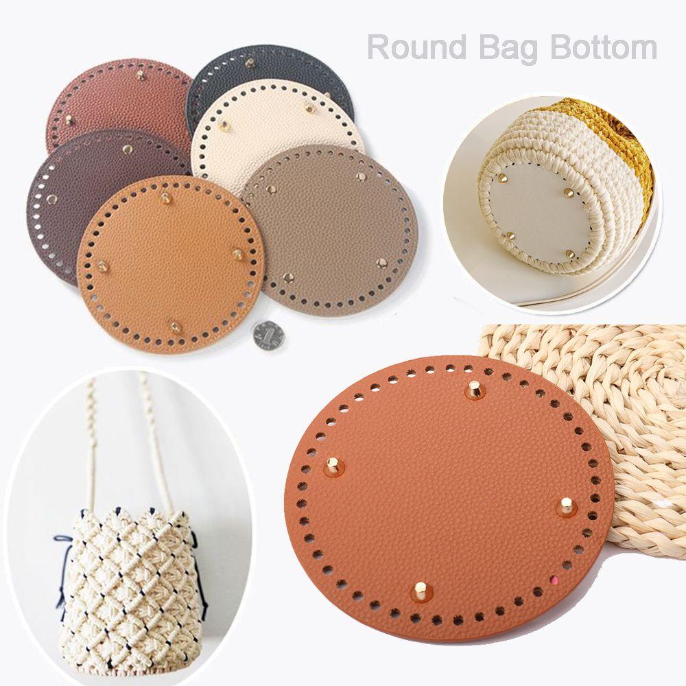 Phụ Kiện Đáy Tròn Bằng Len Làm Túi Xách Bucket DIY
