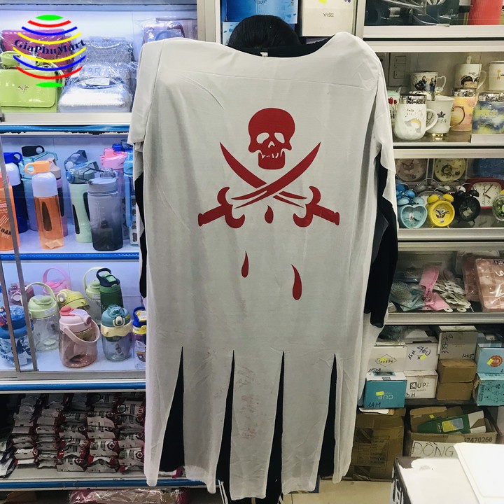 Áo Choàng Halloween Thay Ma - Áo Choàng Bàn Tay Máu Halloween