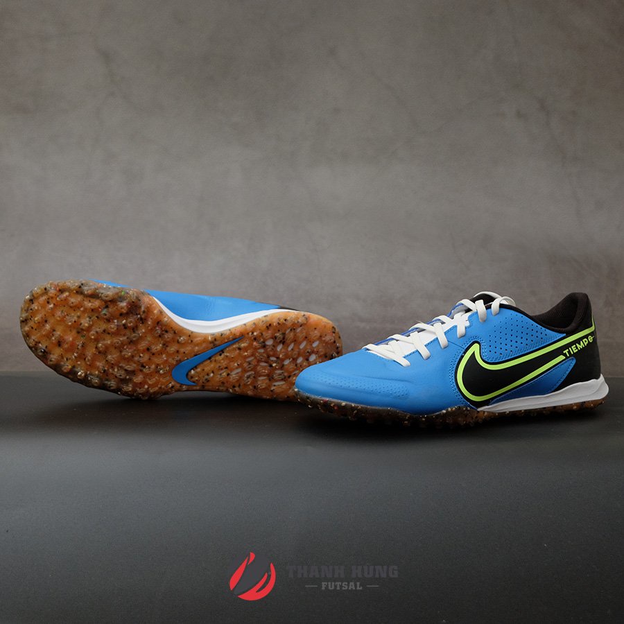 GIÀY ĐÁ BÓNG CHÍNH HÃNG NIKE TIEMPO LEGEND 9 ACADEMY TF - DA1191-403 - XANH/VÀNG NEON