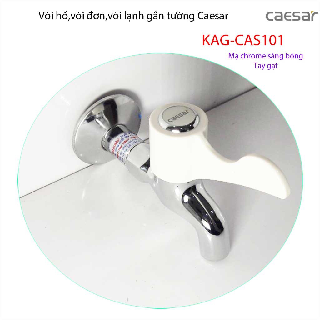 Vòi lạnh gắn tường, vòi xả nước máy giặt cao cấp KAG-CAS101
