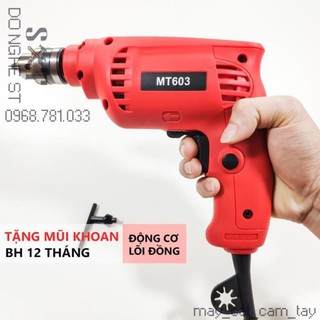 Máy khoan lõi đồng mt603 tặng mũi khoan - bh 12 tháng