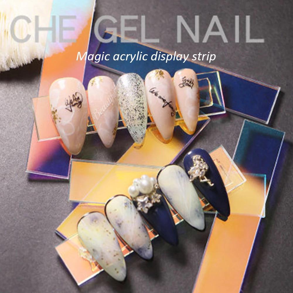 Giá Đỡ Acrylic Trong Suốt Hình Chữ Nhật Dùng Trưng Bày Móng Nghệ Thuật