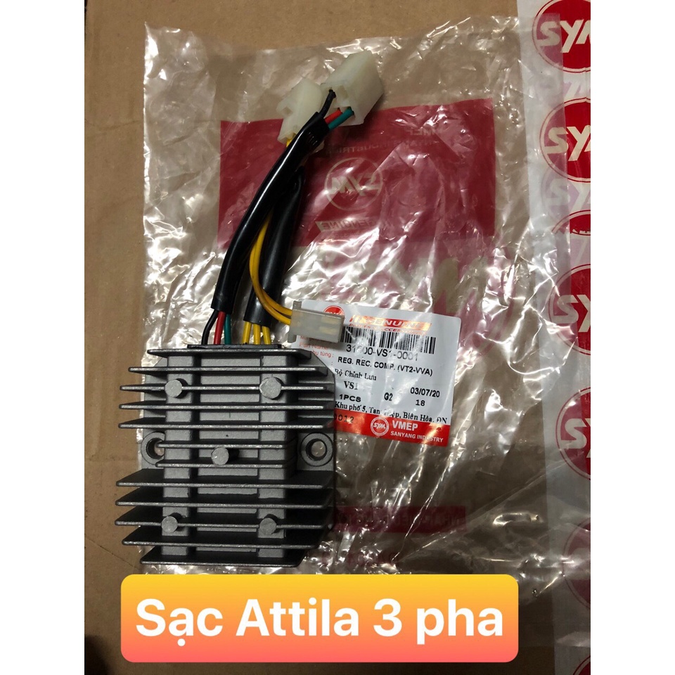 Sạc/ bộ chỉnh lưu xe Attila mã VS1 3 PHA