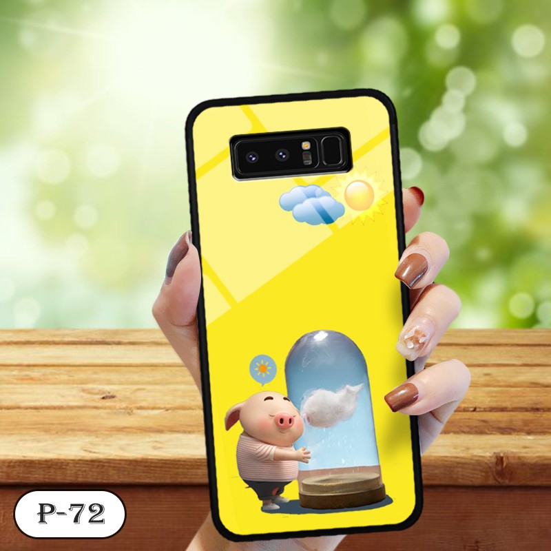 Ốp kính in hình cute SAMSUNG NOTE 8