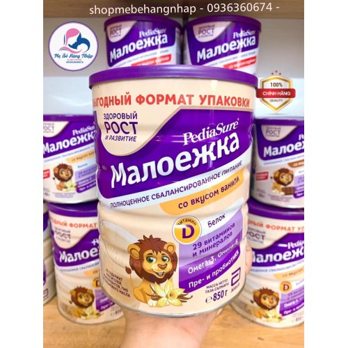Sữa Pediasure Nga hương Vani - Hộp 400g và 800g
