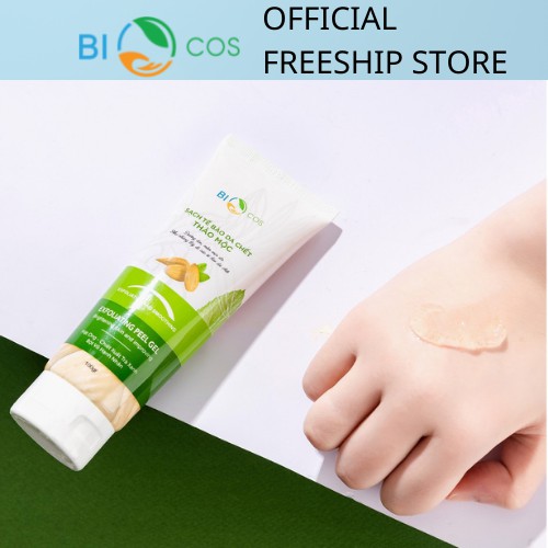 Tẩy Da Chết Thảo Mộc BIOCOS 120ml - Exfoliating Peel Gel Sạch Da, Dưỡng Ẩm, Sáng Mịn