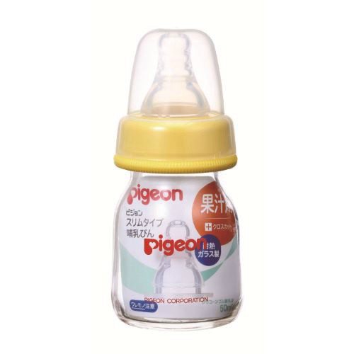 Bình thủy tinh cổ hẹp Pigeon 50ml - Hàng nội địa Nhật