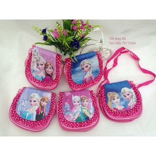 Túi đeo vai hình Elsa, Anna kết hợp ren