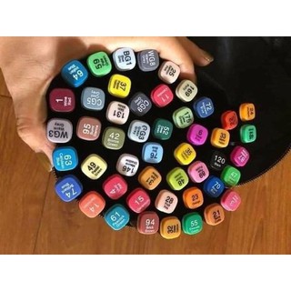 [CHUẨN CHẤT] BÚT DẠ 48 CÂY KÈM TÚI TOUCHSHI (48 cây bút)