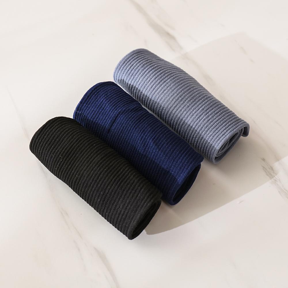 Set 10 Đôi Tất Siêu Mỏng Co Giãn Màu Đen Trơn Phong Cách Công Sở