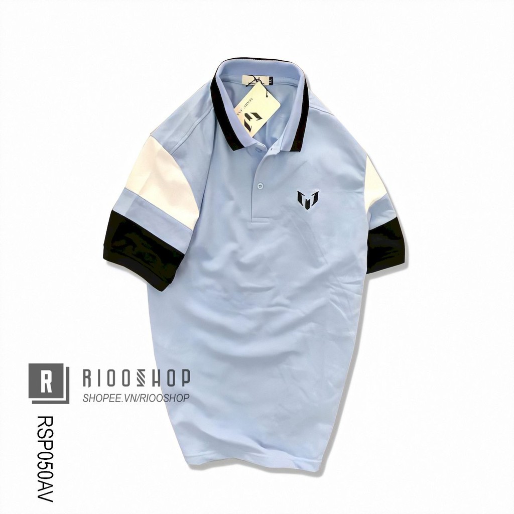 Áo thun nam có cổ đẹp Marc phối màu RSP050AV - áo polo nam cá sấu Riooshop | BigBuy360 - bigbuy360.vn
