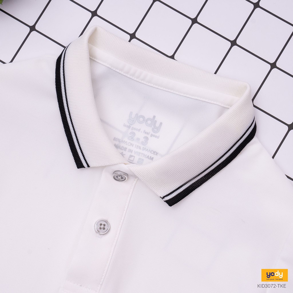 Áo Phông Polo Kid YODY Cho Bé Vải AirCool Mềm Mại Thoáng Mát KID3072