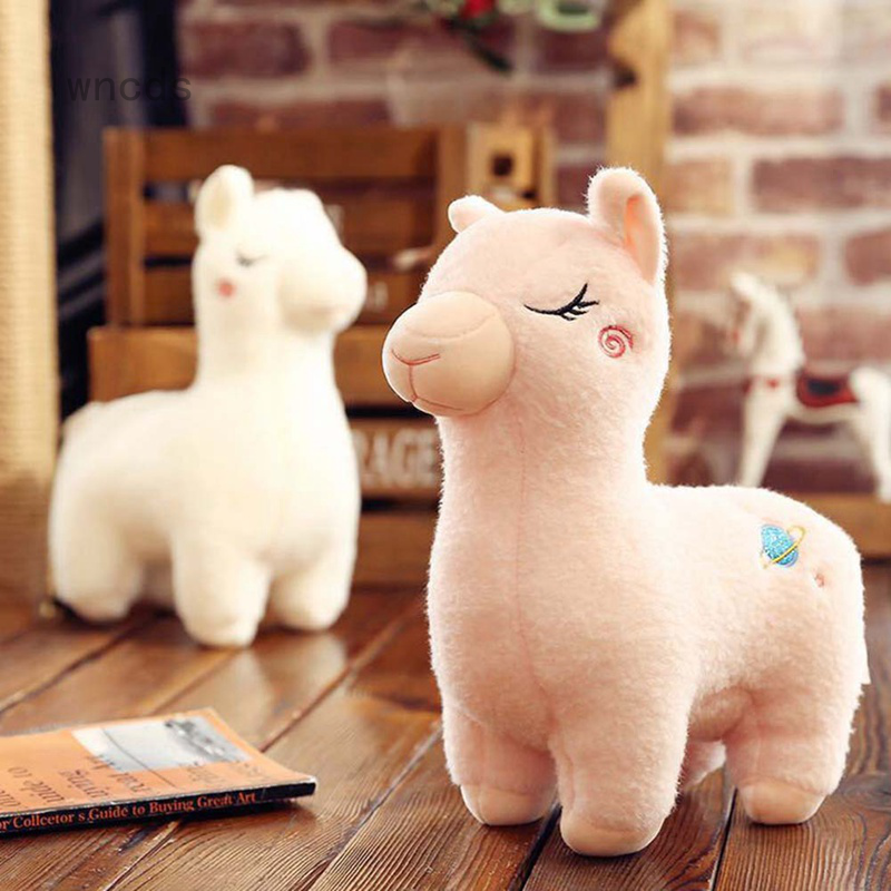 Đồ Chơi Búp Bê Nhồi Bông Hình Lạc Đà Alpaca Dễ Thương Dùng Làm Quà Tặng Sinh Nhật Cho Trẻ Em