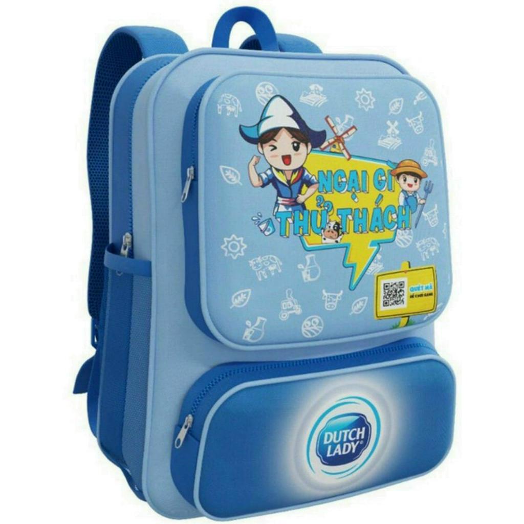 Balo Cặp Học Sinh tiểu học Cho Bé Mẫu 3 Ngăn, Chất Vải cứng cáp Giá Rẻ