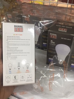 Led búp 5w duhal