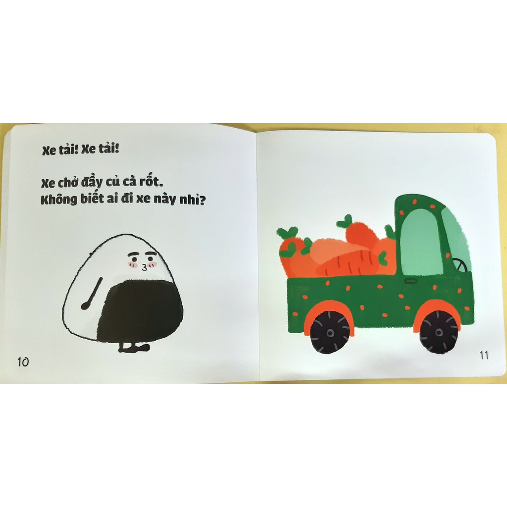 Sách Ehon - Chơi cùng Giri Chú bé cơm nắm p1 - cho bé từ 0 - 6 tuổi