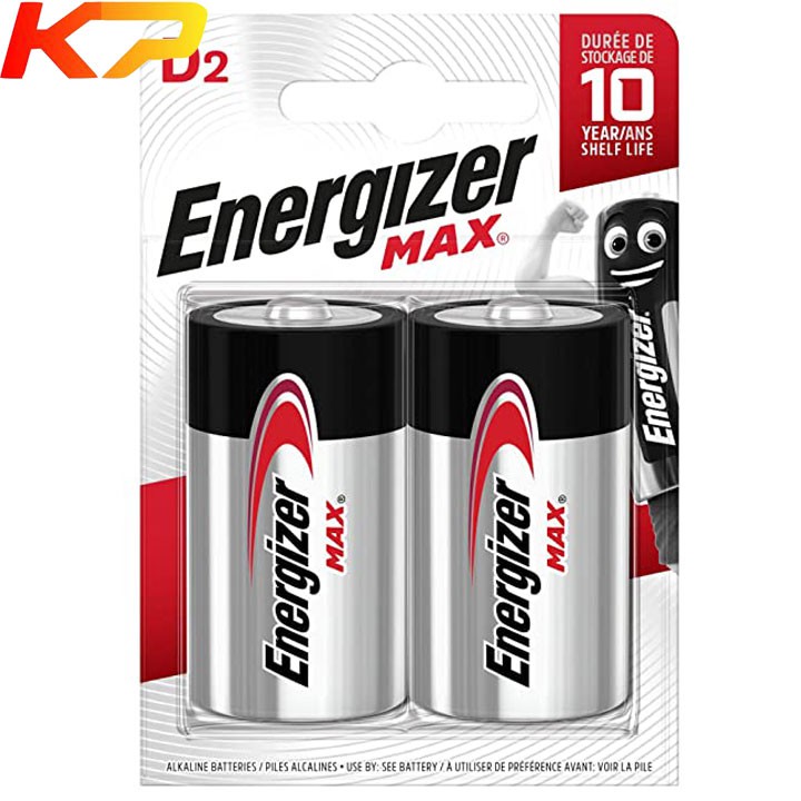 Pin đại D Energizer Alkaline 1.5v Max E95 - Chính Hãng - Vỉ 2 viên