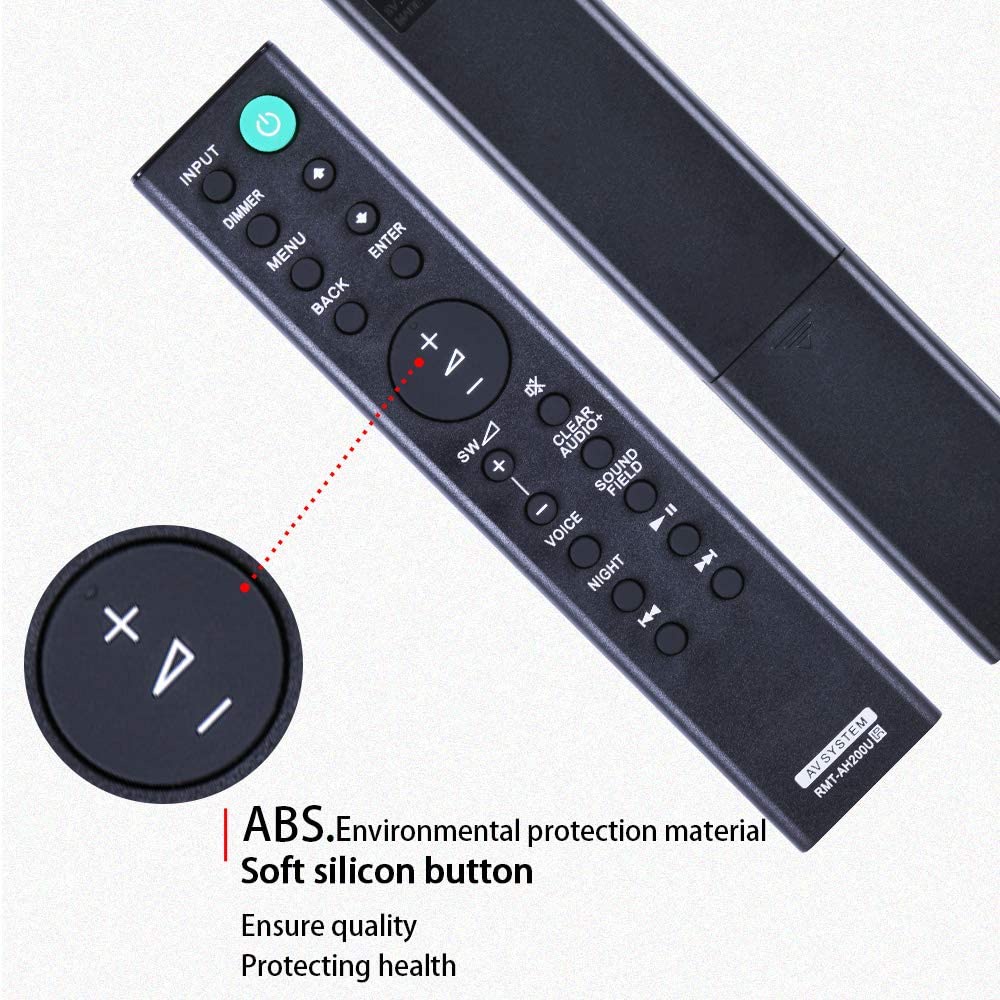 Điều Khiển Từ Xa Thay Thế RMT-AH200U Cho Hệ Thống Âm Thanh Sony Soundbar SACT380 HT-RT4 HT-CT390 HT-RT40 SA-WCT390 HT-RT3 SA-WRT3 SA-CT390 HT-RT3