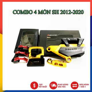 🌴COMBO BỘ BIKER CNC CAO CẤP CHO SH 2017-2019 🌴 ( 4 chi tiết liệt kê bên dưới)