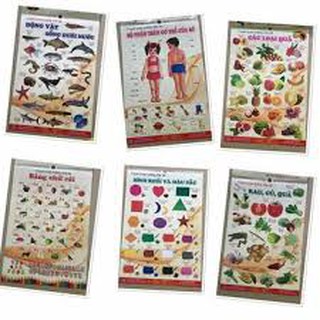 Tranh treo tường 14 chủ đề cho bé