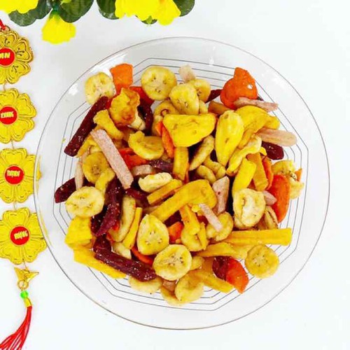 Hoa quả sấy khô [ LOẠI 1 ] - Hàng dùng thử - hoa quả sấy khô thơm ngon bổ dưỡng 100g,200g,500g