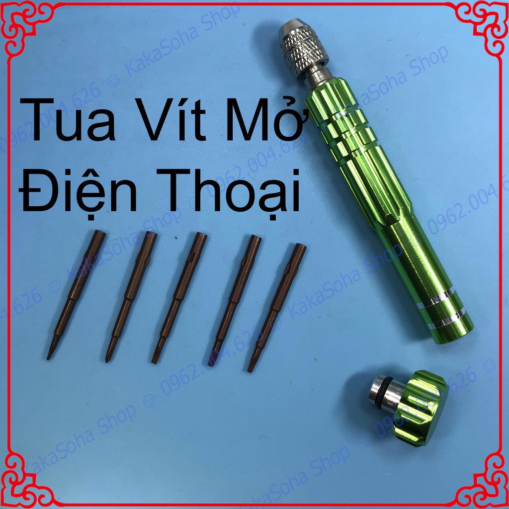 Được chọn màu - Bộ tô vít 5 đầu đa năng, tua vít sửa điện thoại, laptop, đồng hồ, ipad...