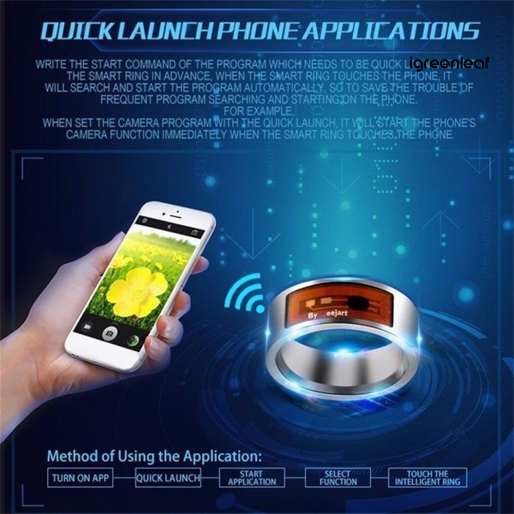 Nhẫn Thông Minh Nfc Đa Năng Chống Thấm Nước Cho Android Và Phụ Kiện