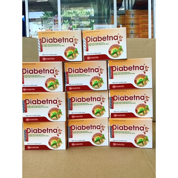 Diabetna Nam Dược - 40 viên - Ổn định đường huyết và ngừa biến chứng. Mua 10h tặng 1c súc miệng 35k