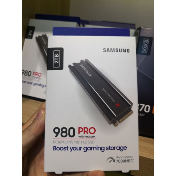 Ổ cứng SSD Samsung 980 Pro PCIe Gen4x4 M2 2280 NVMe - 2TB HeatSink Tản nhiệt