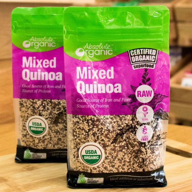 Hạt Diêm Mạch Hữu Cơ Mixed Quinoa Absolute Organic 400gram