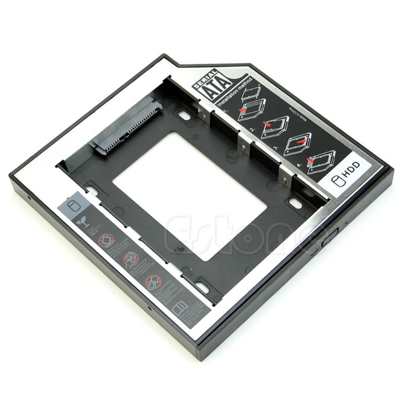 Khay đựng ổ cứng 12.7mm SATA 2nd HDD SSD cho CD DVD-ROM