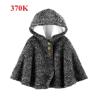 Áo mũ trùm đầu bé gái Cape Poncho
