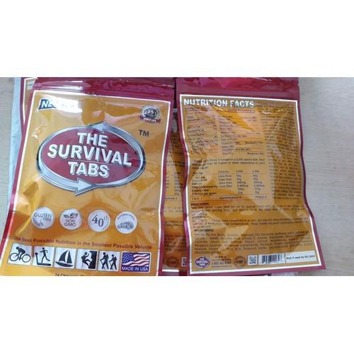The Survival Tabs Thực phẩm dinh dưỡng sinh tồn thay thế thức ăn thông thường - USA date 2043