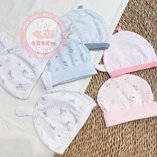 Mũ Sơ Sinh/ Mũ Mio Mỏng Nhẹ Thấm Hút Tốt Cho Bé
