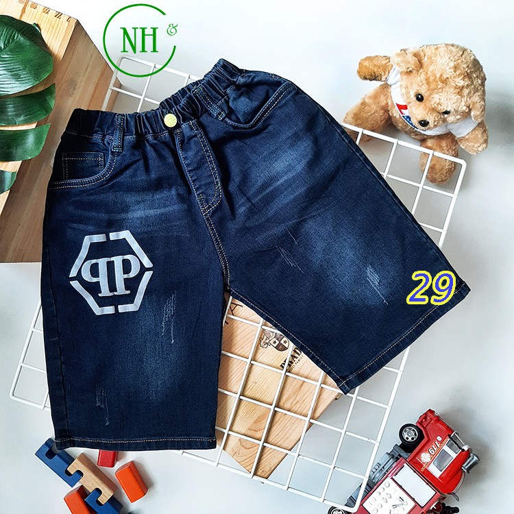 Quần short cho bé 25kg đến 45kg - quần short jean co giãn - NH Shop