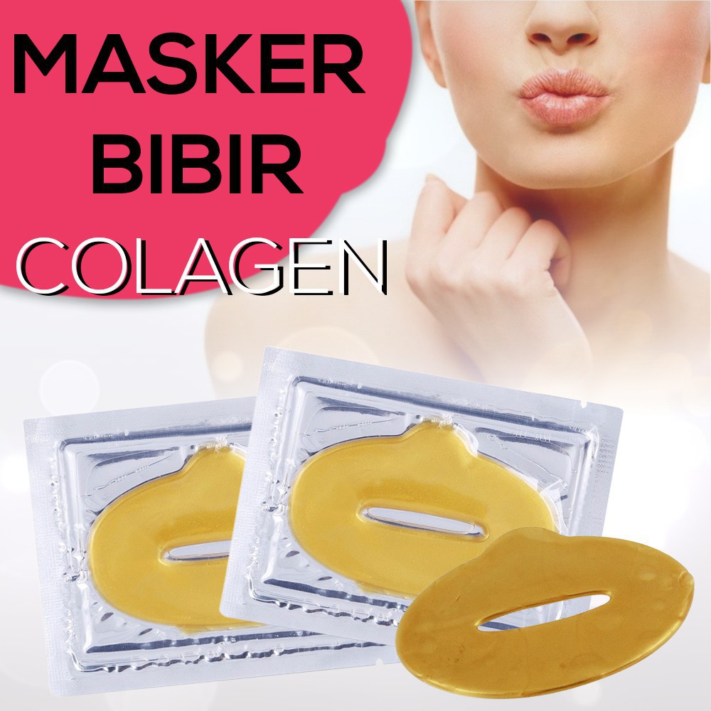 (hàng Mới Về) Mặt Nạ Môi Collagen Màu Vàng Đồng | BigBuy360 - bigbuy360.vn