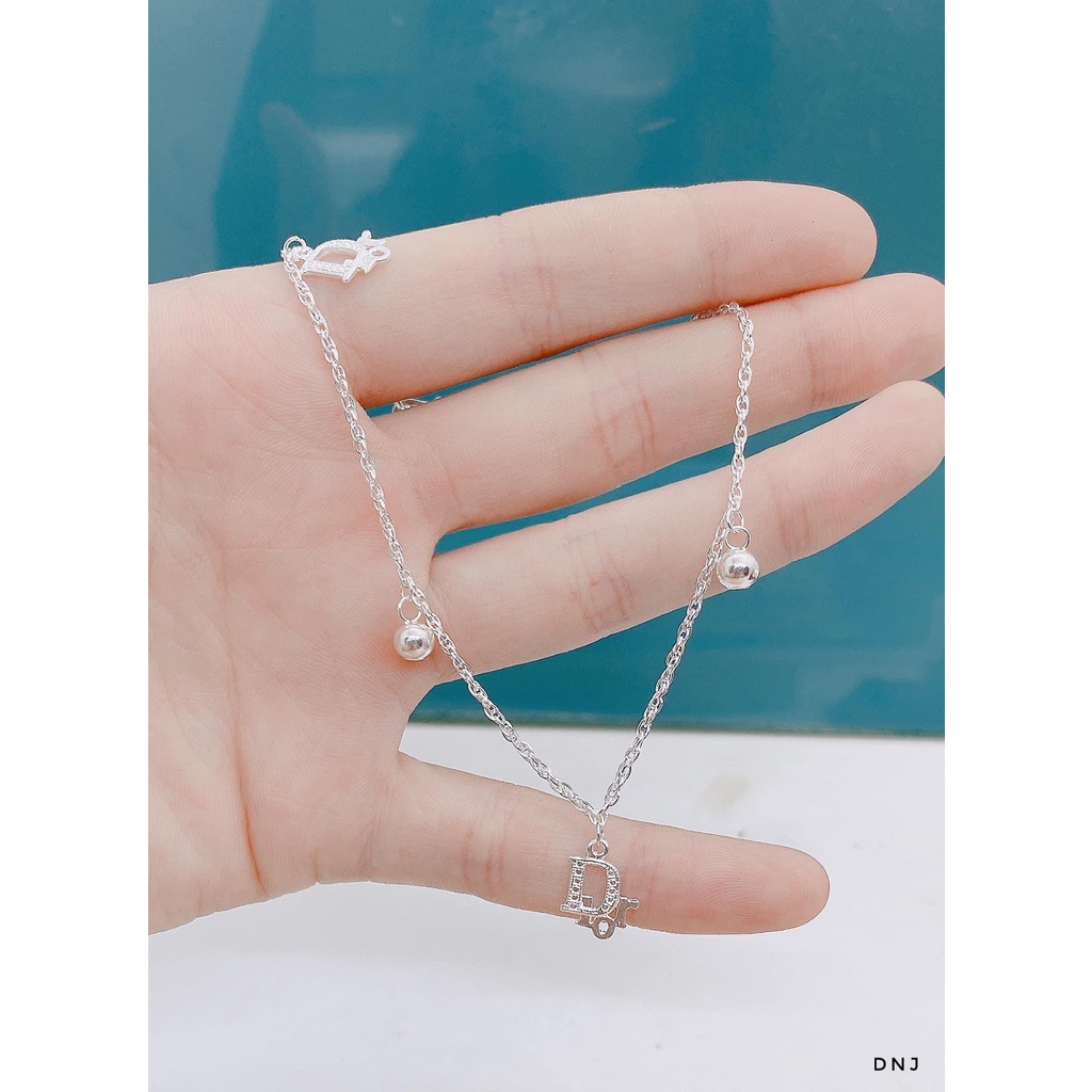 Lắc chân nữ bạc thật kiểu dáng mới trẻ trung, sang chảnh - Kho sỉ bạc Nhất Linh