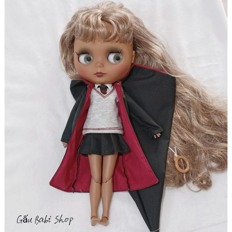 Set đồ Harry Potter cho búp bê size 1/6,1/8,babies, xinji, baboliy, blythe, animator 40cm, ob11, ddf