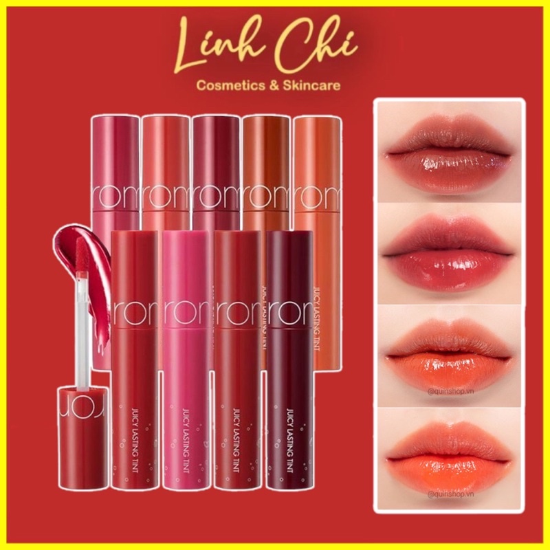 Son Tint Bóng Romand Juicy Lasting Tint 5.5g Siêu Lì Chính Hãng