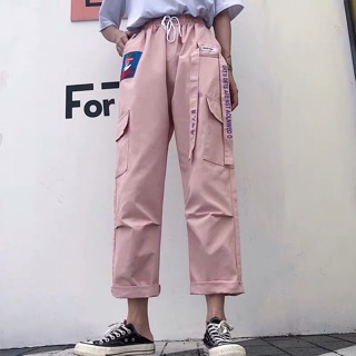Quần kaki màu hồng