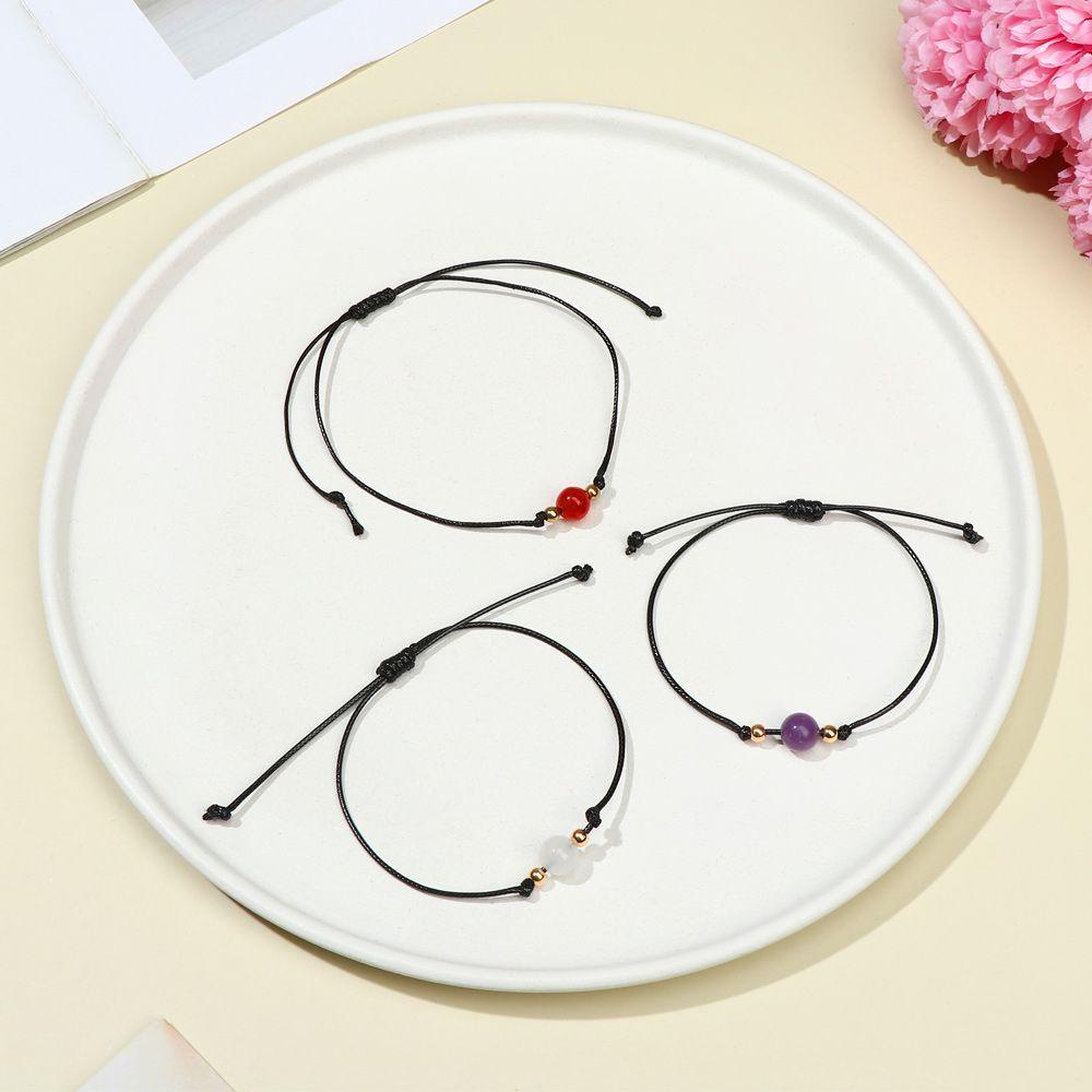 Okdeals 2 Cái Thời Trang Carnelian|Vòng Đeo Chân Chữa Bệnh|Vòng Tay Chuỗi Hạt Thời Trang Cho Nữ