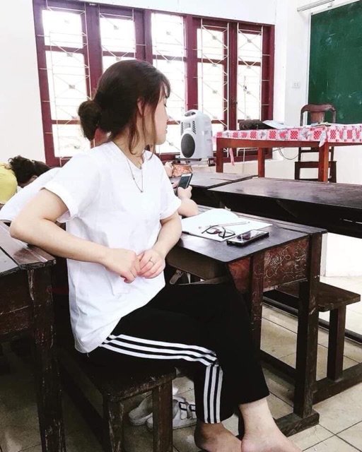 Quần Dài Cullotes 3 Sọc Ống Rộng Unisex ( hàng chuẩn +video thật)