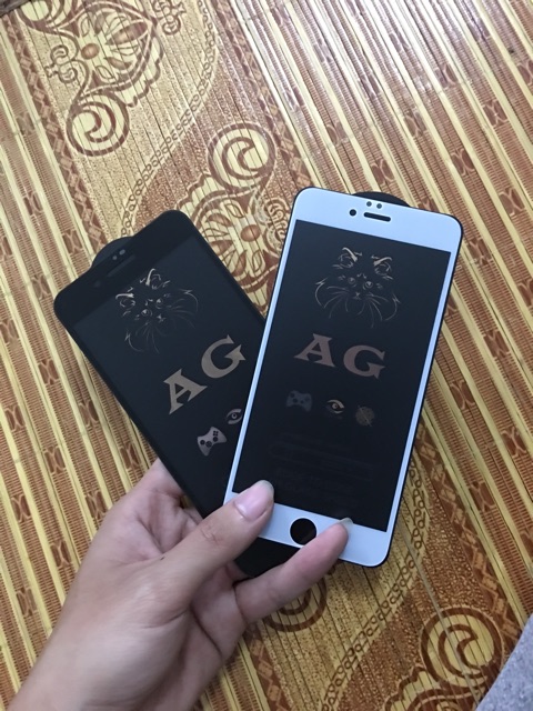 [KÍNH CHỐNG BÁM VÂN 100%] Kính Cường Lực Iphone 15D A&G Full Chống Vân Cho Iphone 6/6Plus/7/7Plus/8Plus/X/XR/Xsmax